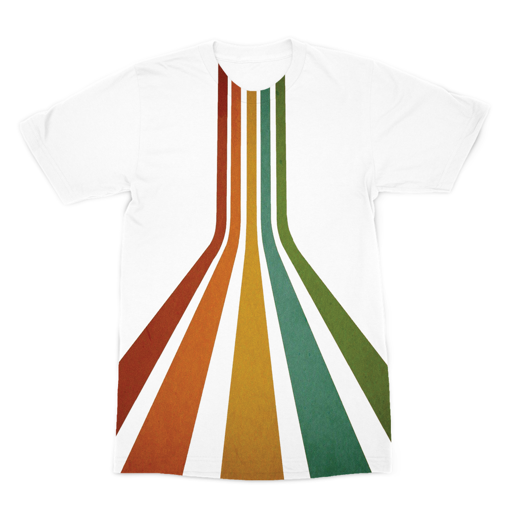 Retro 70's Line Premium Sublimation Adult T-Shirt