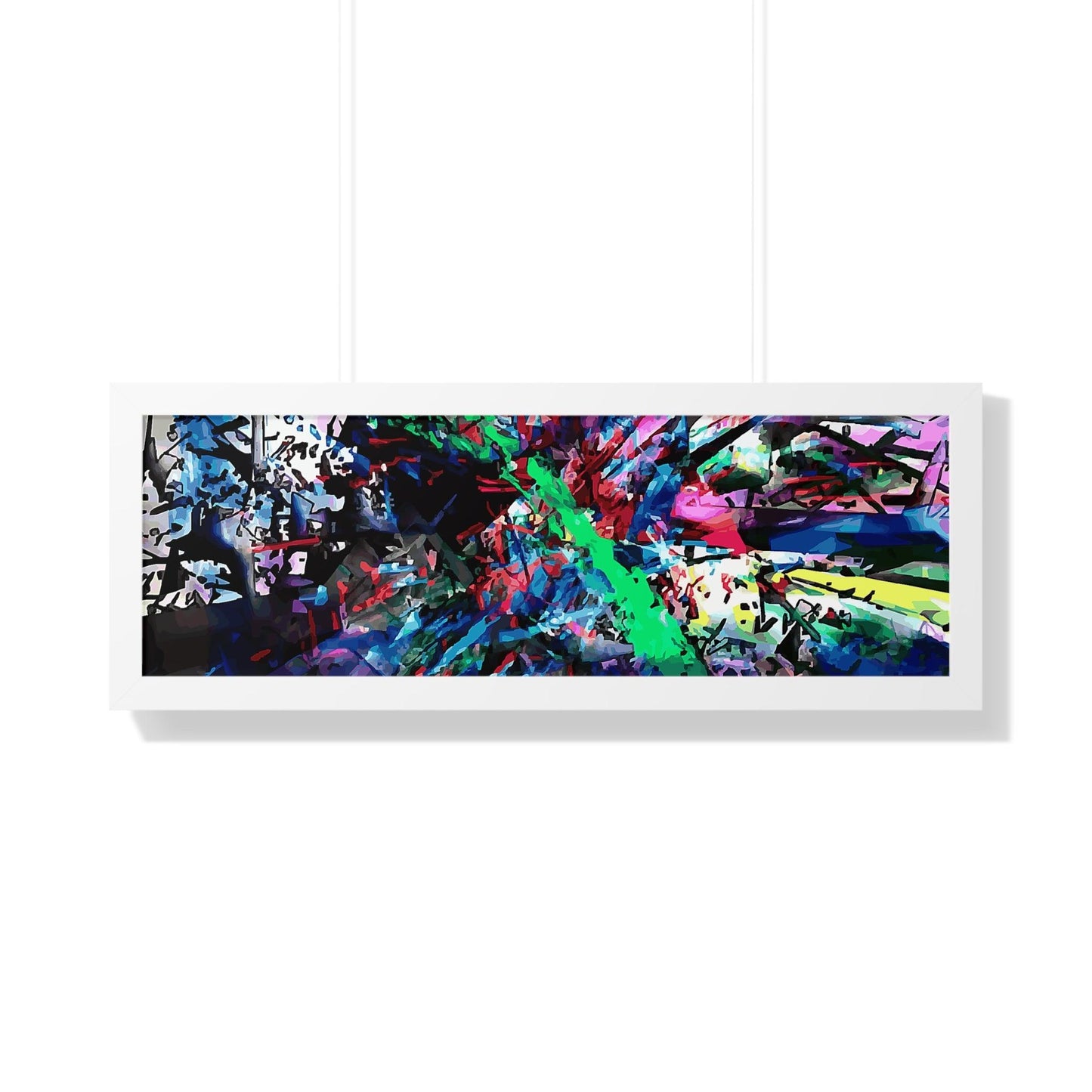 Horizontal Poster - Colorful Abstract Pop Art