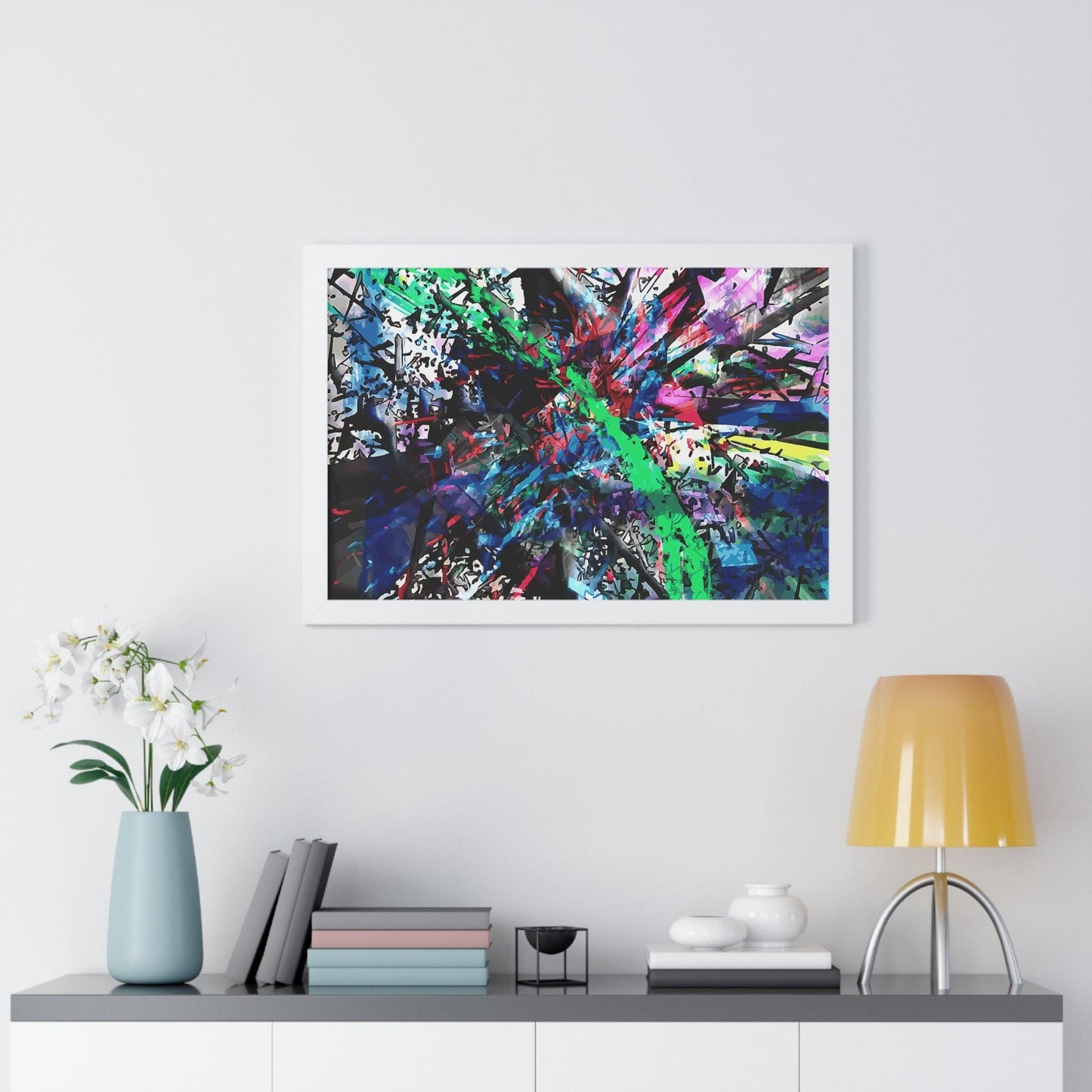 Horizontal Poster - Colorful Abstract Pop Art