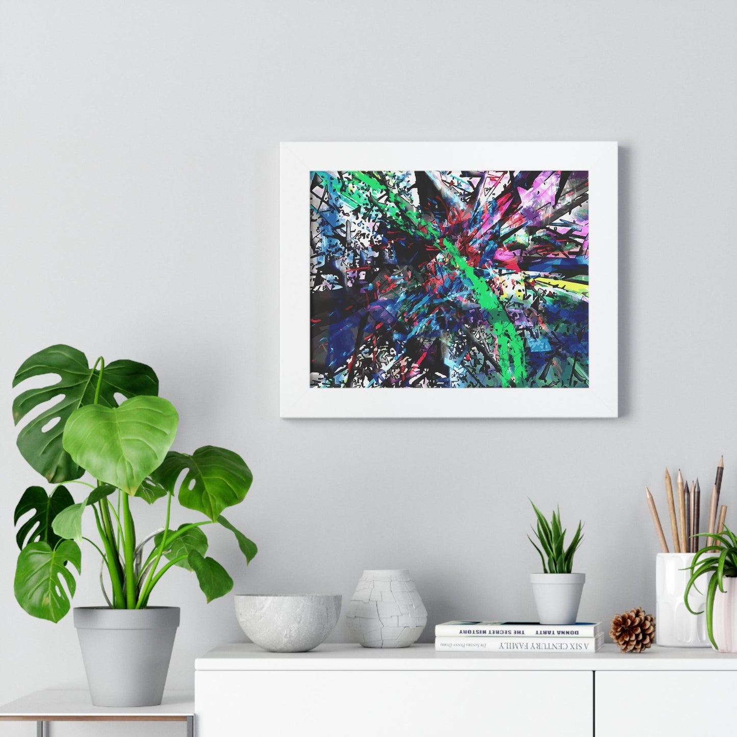 Horizontal Poster - Colorful Abstract Pop Art