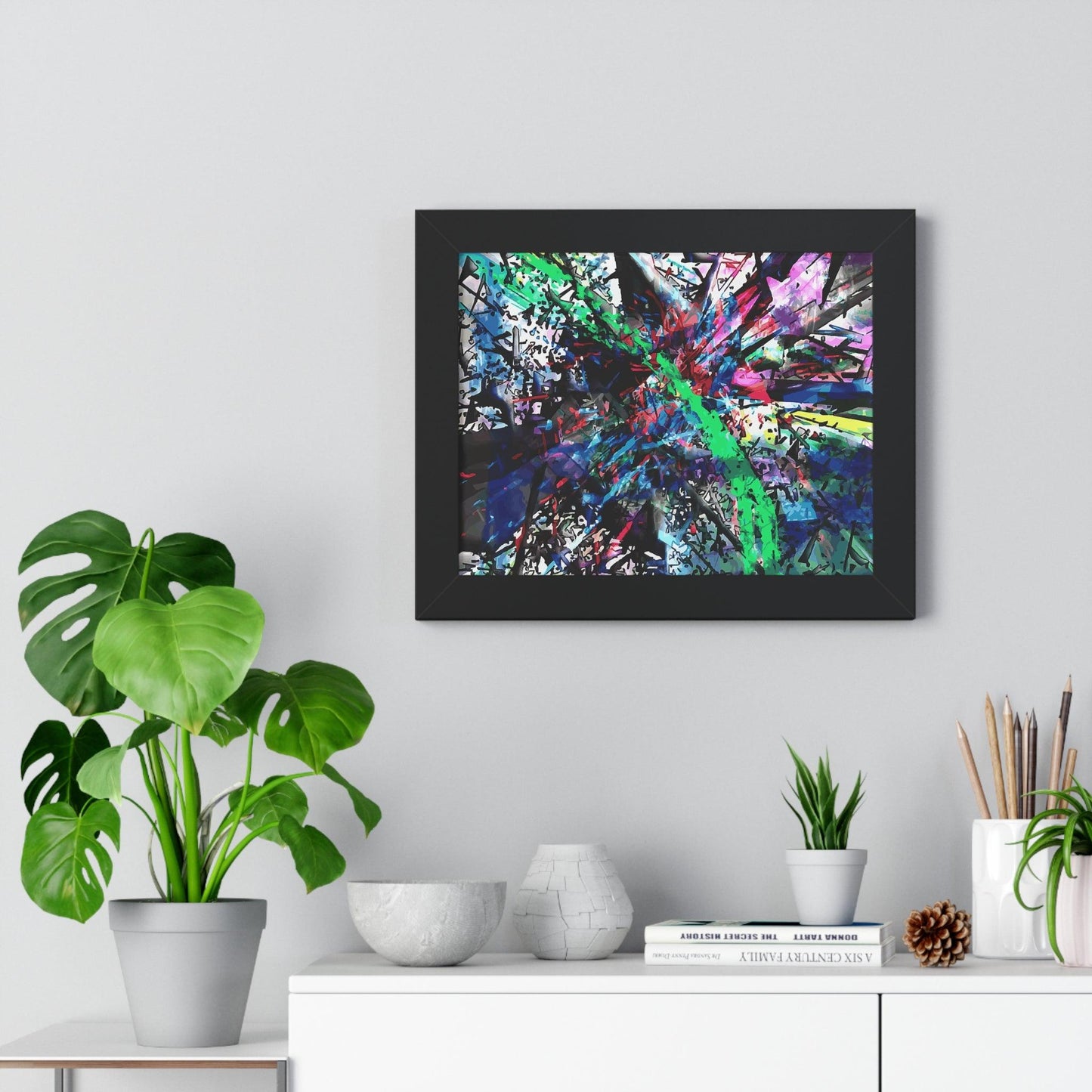 Horizontal Poster - Colorful Abstract Pop Art