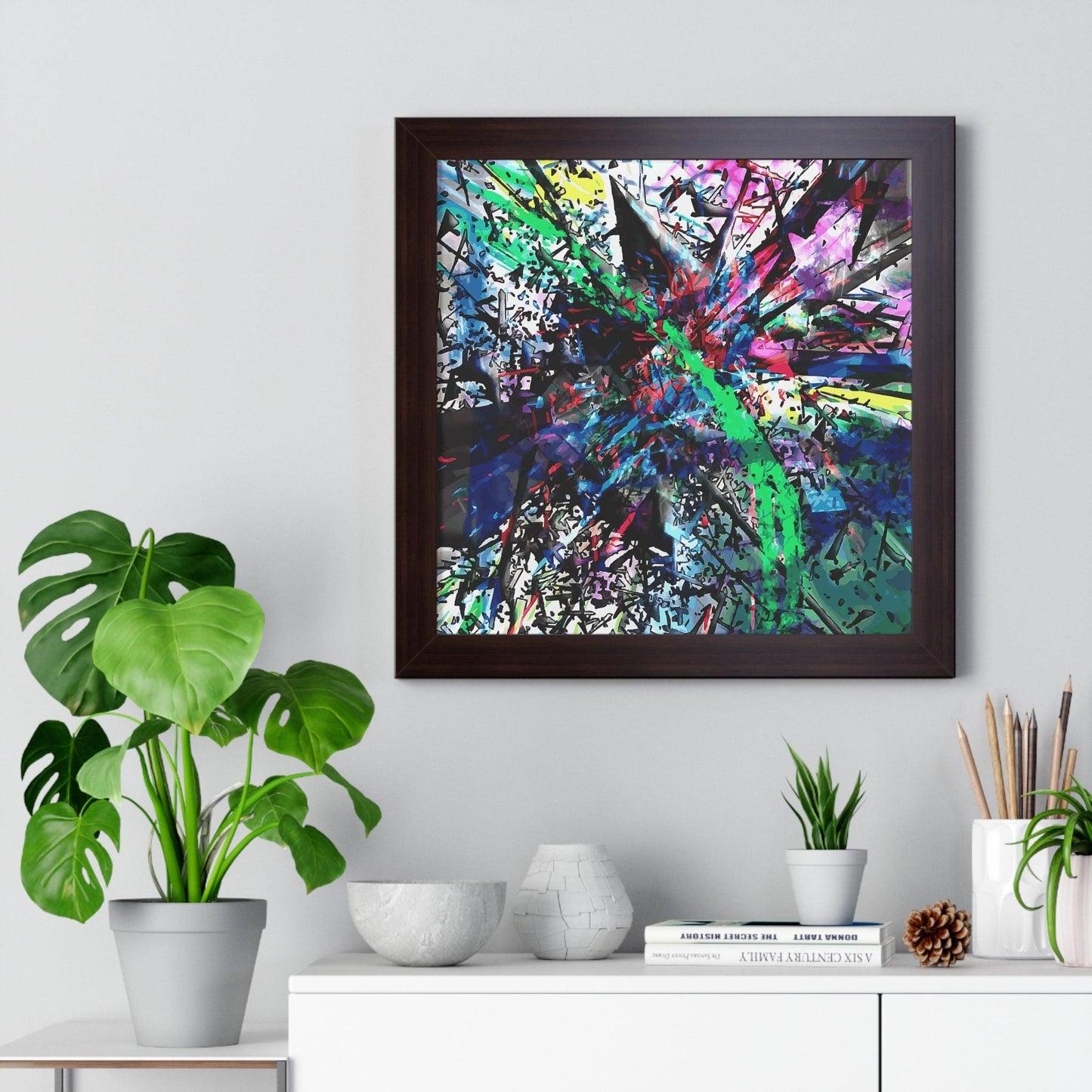 Horizontal Poster - Colorful Abstract Pop Art