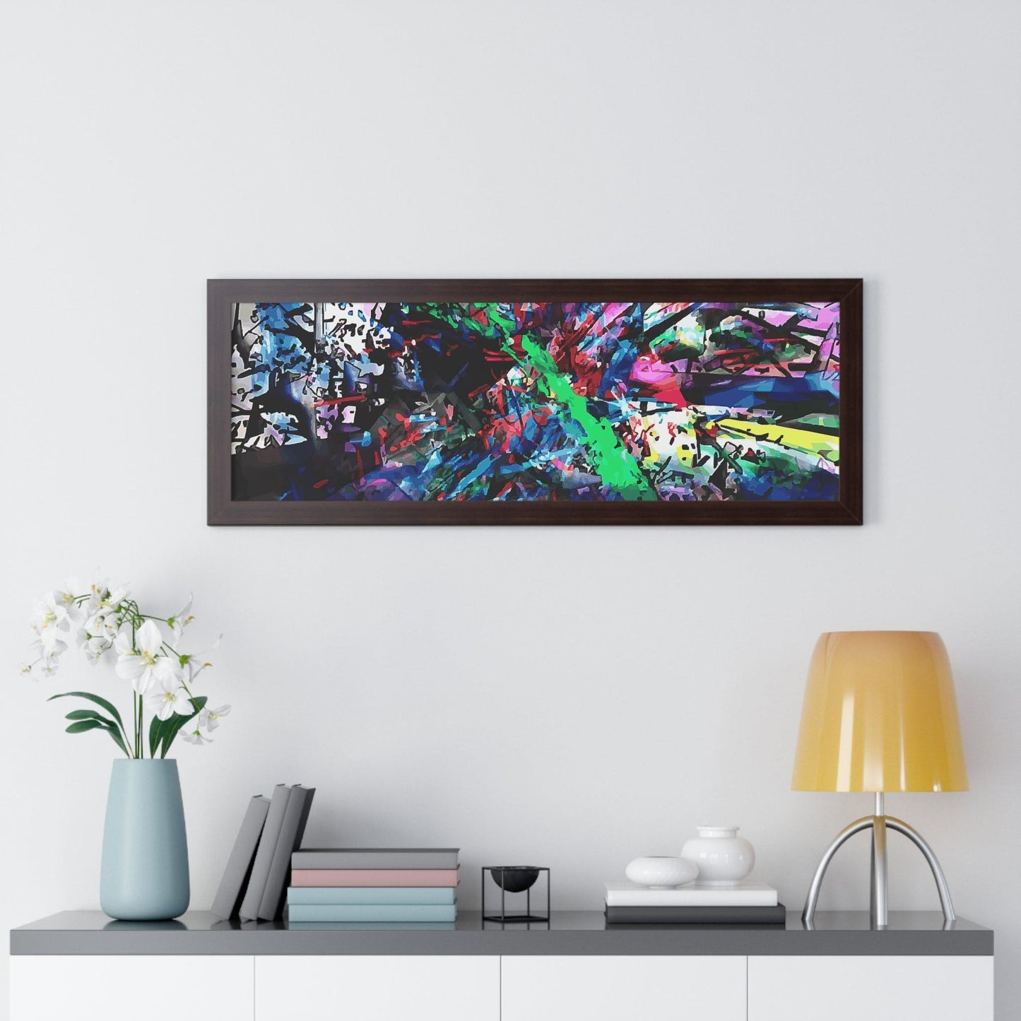 Horizontal Poster - Colorful Abstract Pop Art