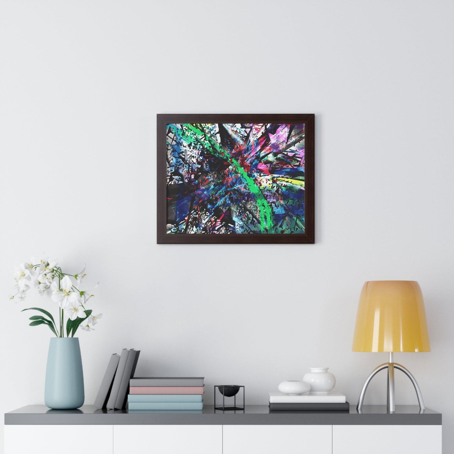 Horizontal Poster - Colorful Abstract Pop Art