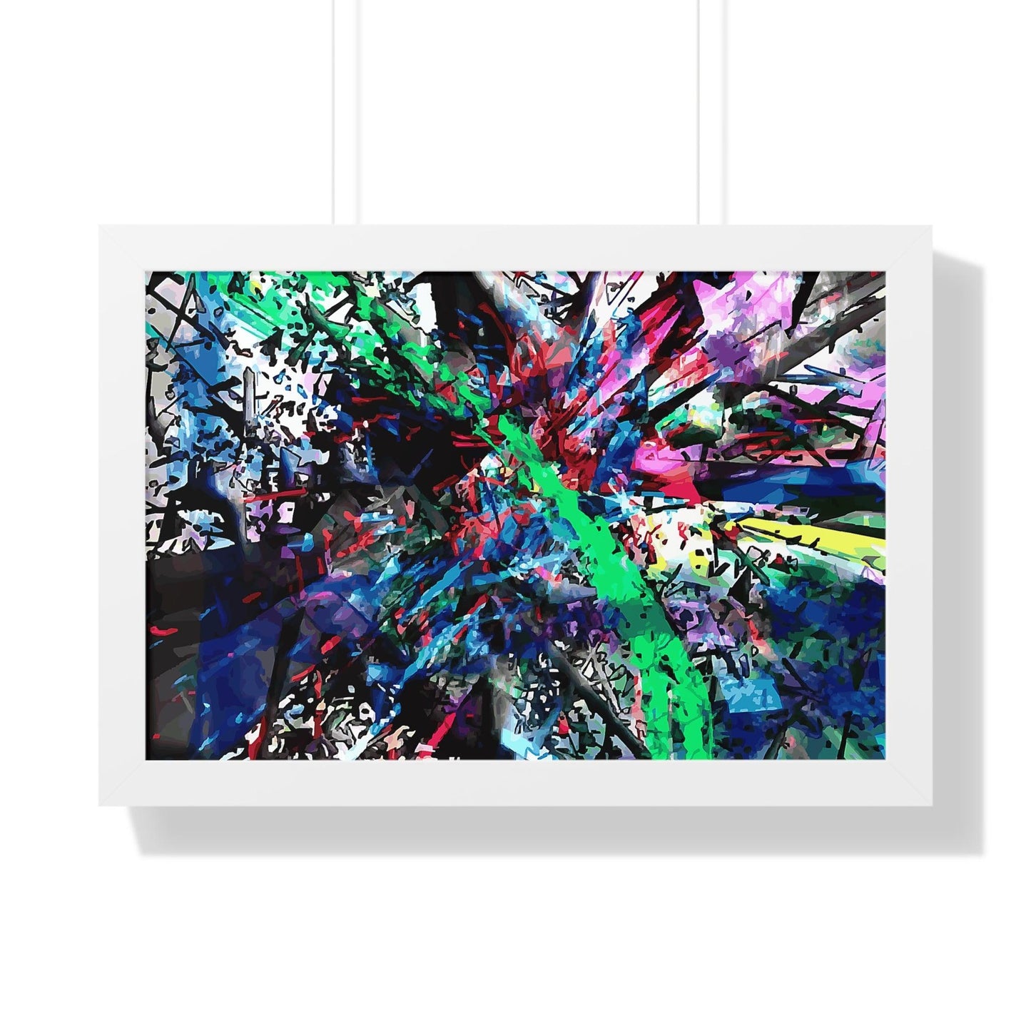 Horizontal Poster - Colorful Abstract Pop Art