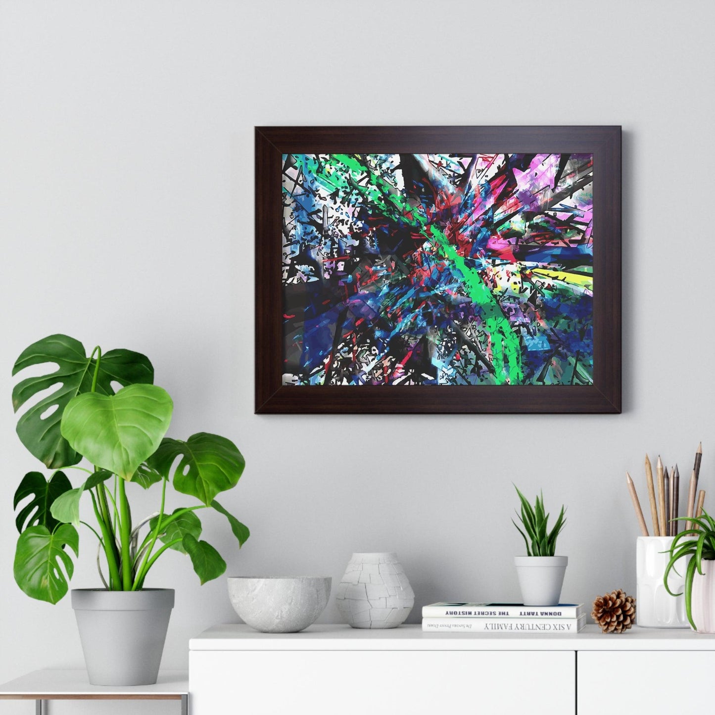 Horizontal Poster - Colorful Abstract Pop Art