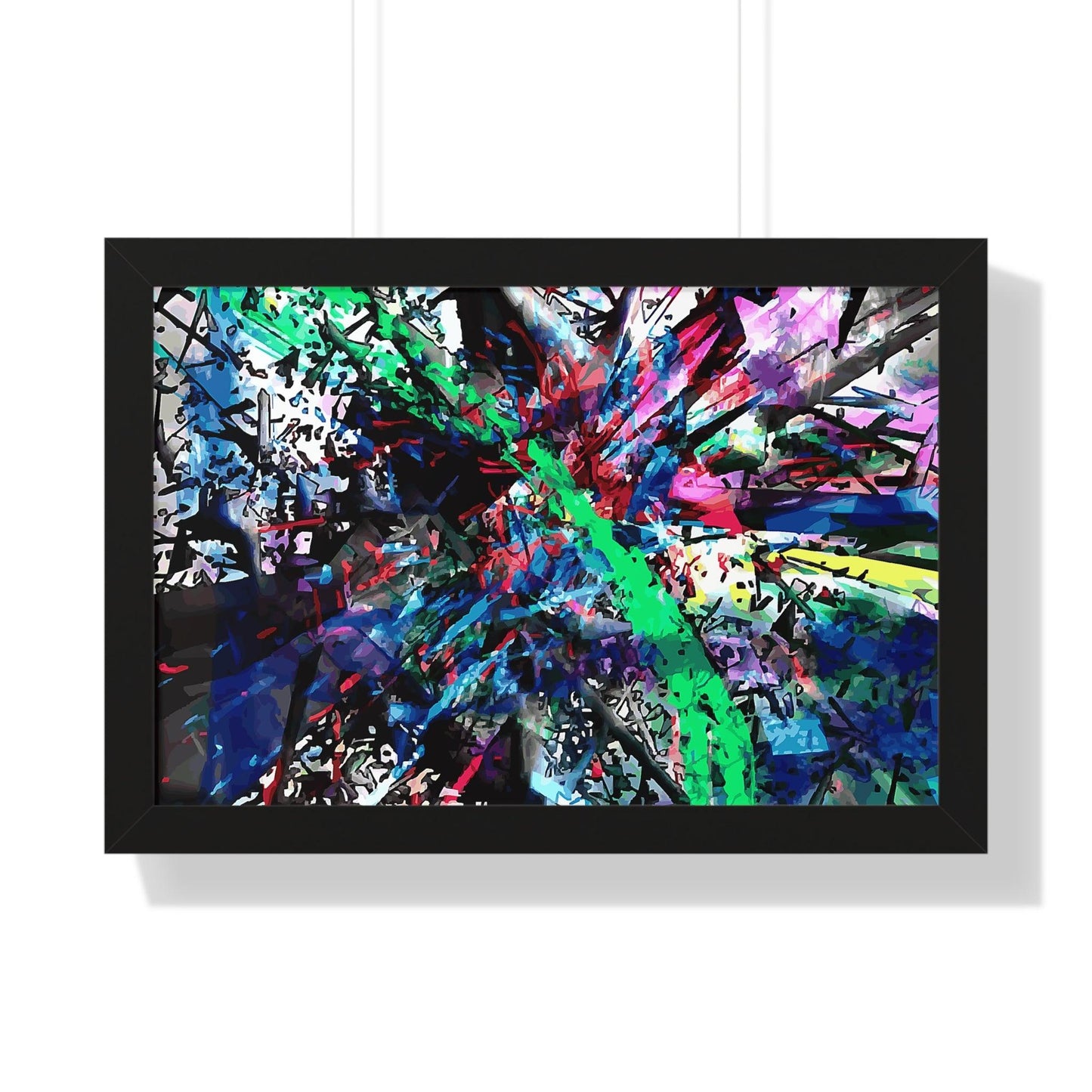 Horizontal Poster - Colorful Abstract Pop Art