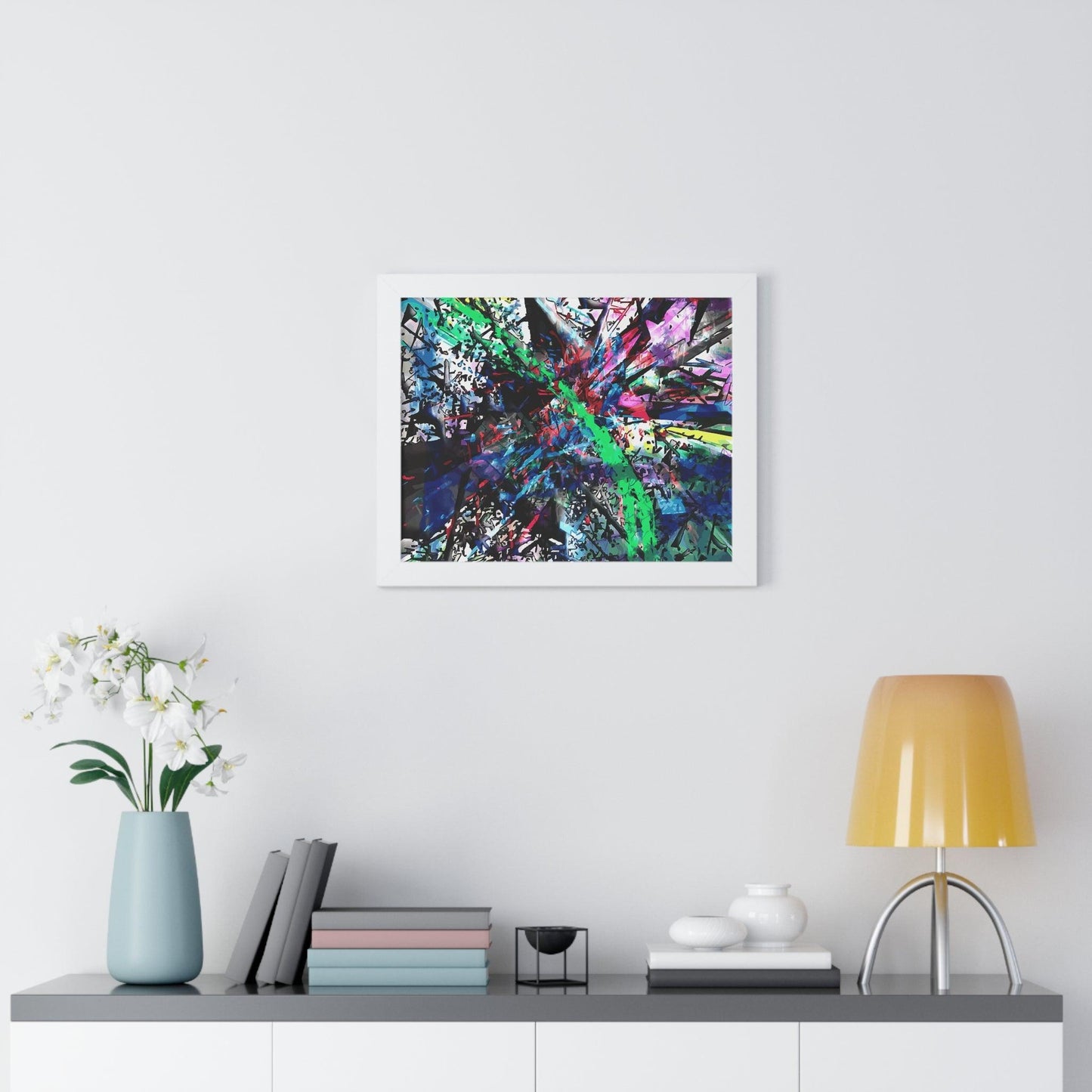 Horizontal Poster - Colorful Abstract Pop Art