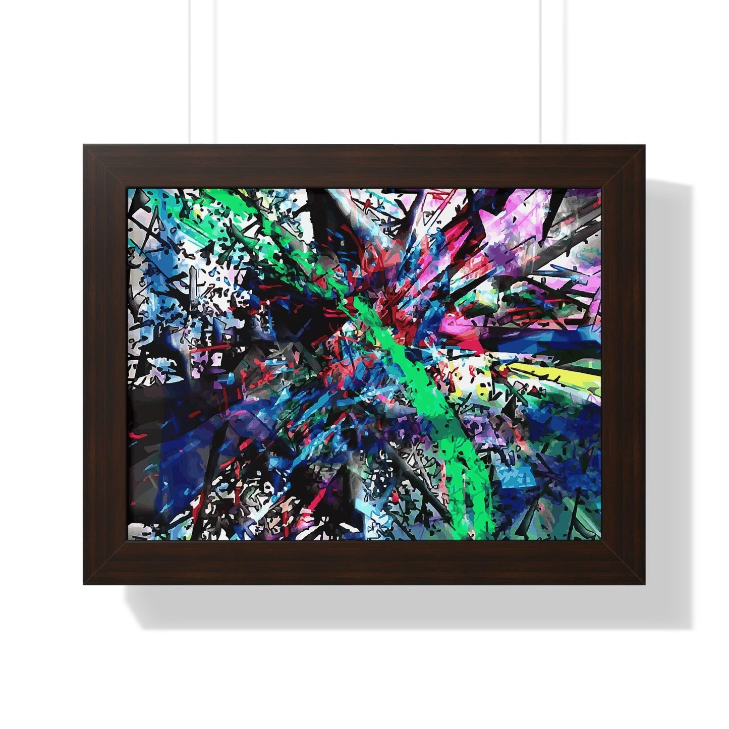 Horizontal Poster - Colorful Abstract Pop Art