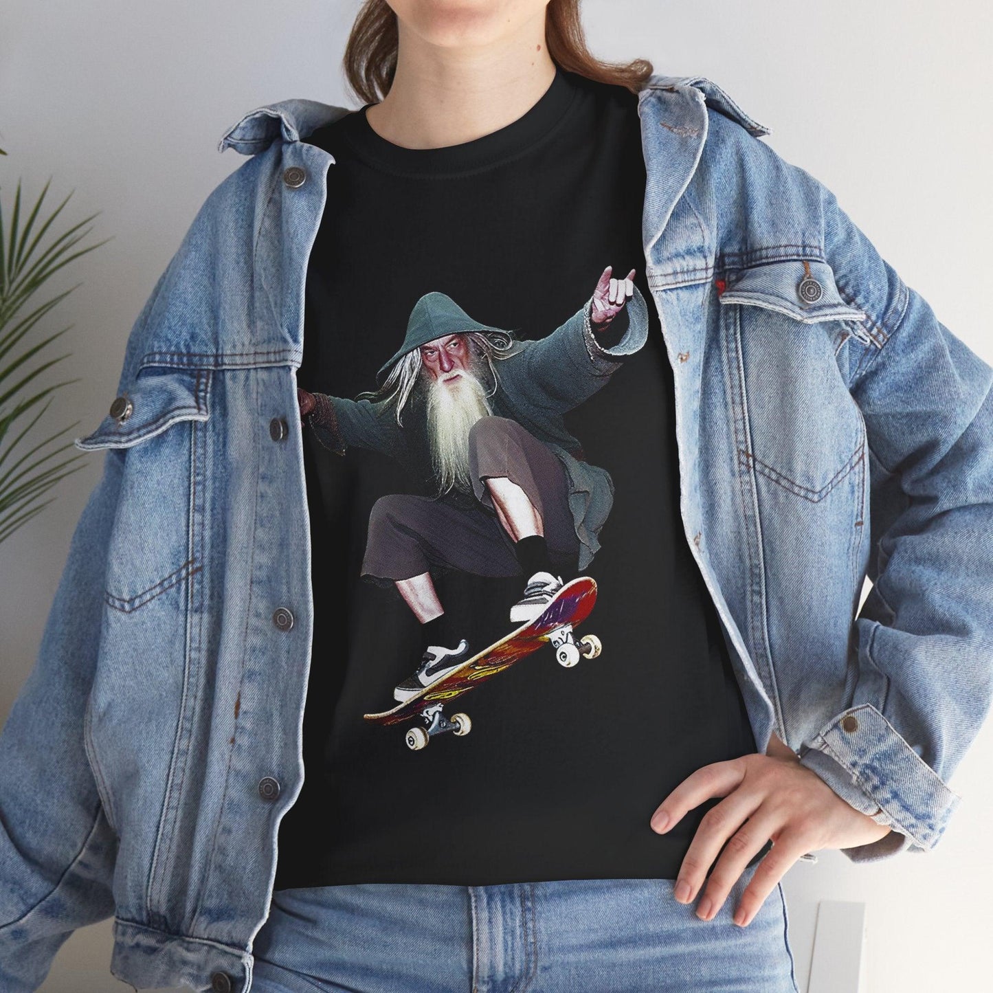 Skateboarding Gandalf Unisex Tee