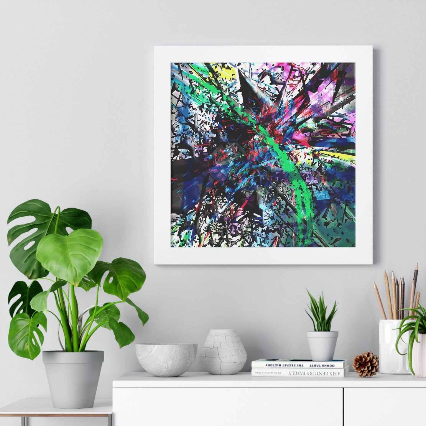 Horizontal Poster - Colorful Abstract Pop Art