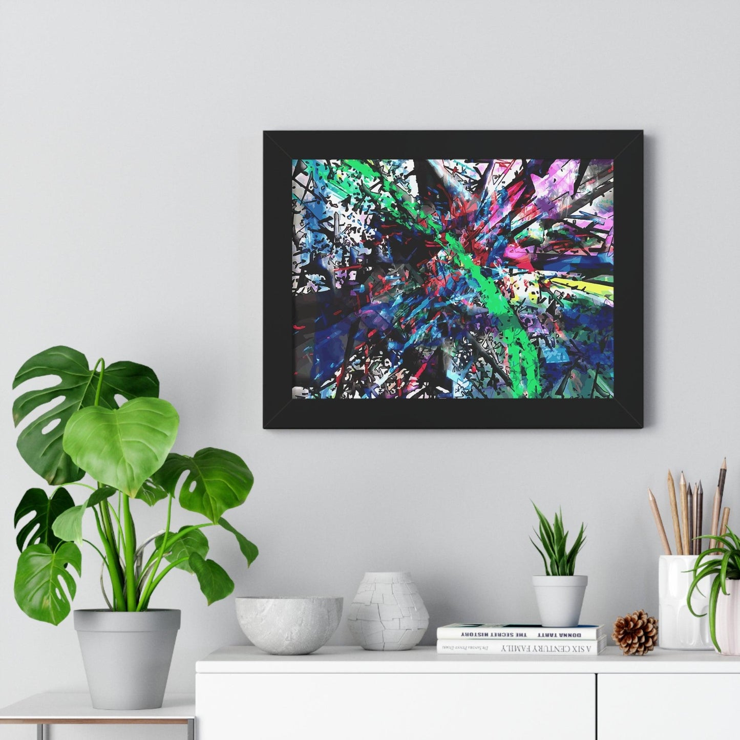 Horizontal Poster - Colorful Abstract Pop Art