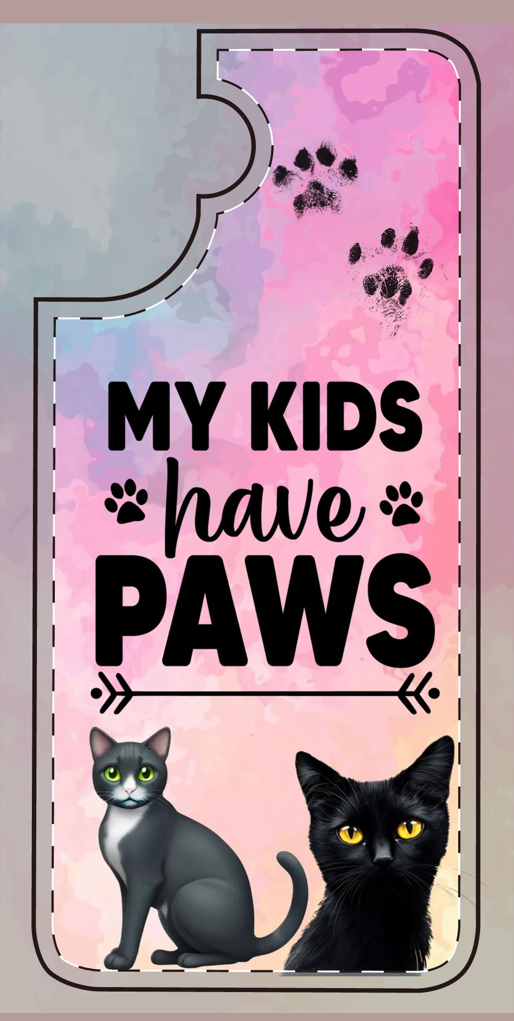 Silicone Phone Case - My Kids Have Paws