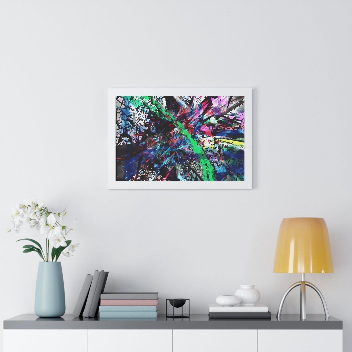 Horizontal Poster - Colorful Abstract Pop Art