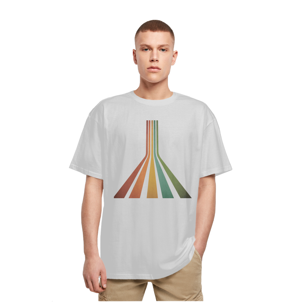 Retro 70's Line Heavy Oversized T-Shirt