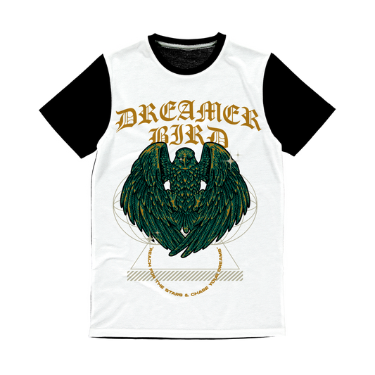 Dreamer Bird Classic Sublimation Panel T-Shirt