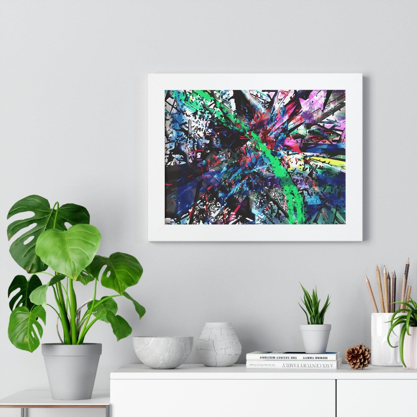 Horizontal Poster - Colorful Abstract Pop Art