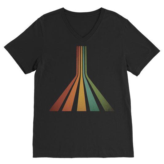 Retro 70's Line Premium V-Neck T-Shirt