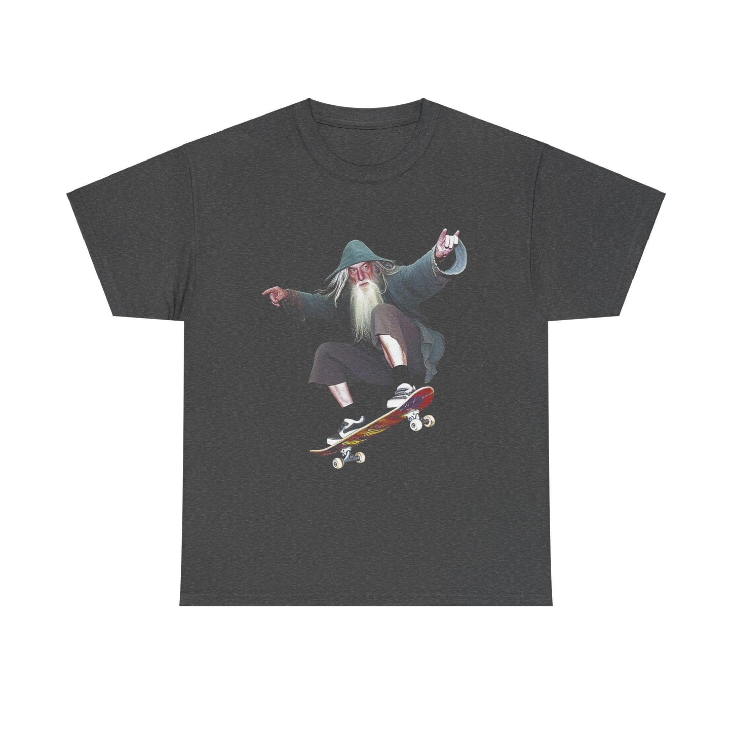 Skateboarding Gandalf Unisex Tee