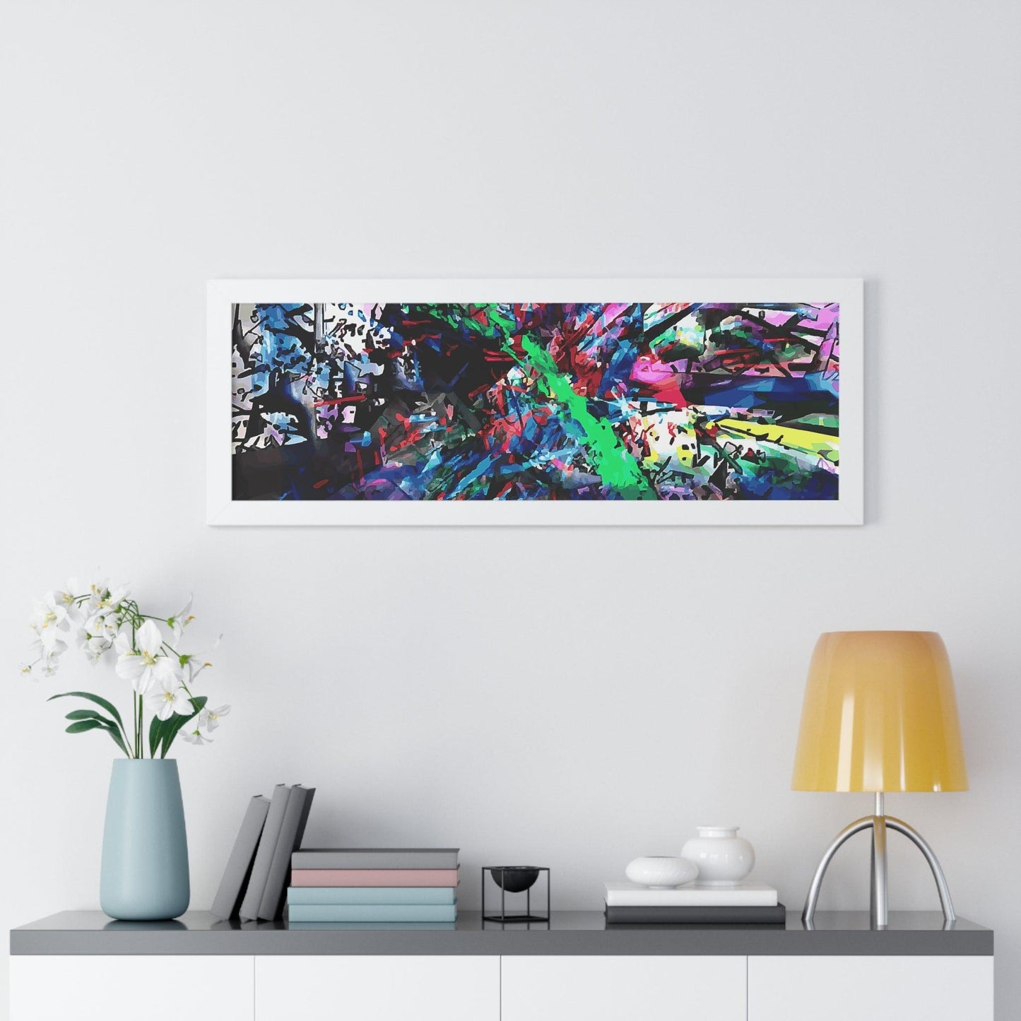 Horizontal Poster - Colorful Abstract Pop Art