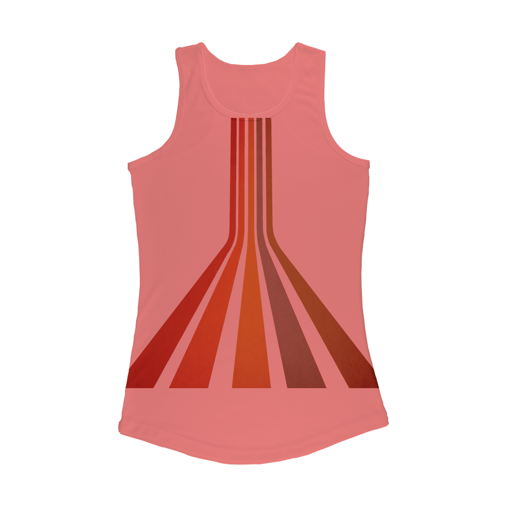 Retro 70's Line Women Performance Tank Top