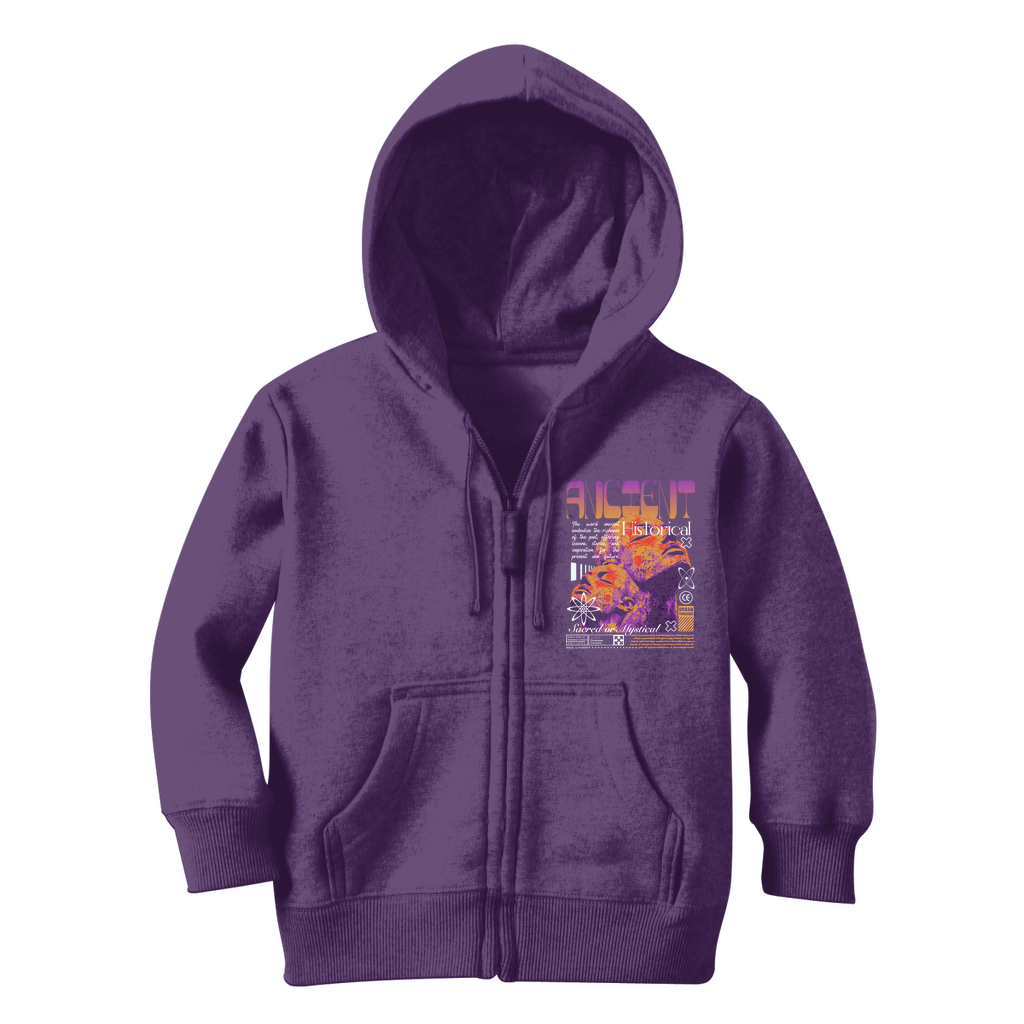 Ancient History Classic Kids Zip Hoodie