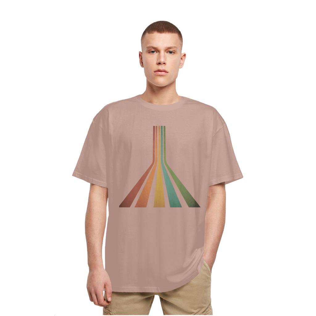 Retro 70's Line Heavy Oversized T-Shirt