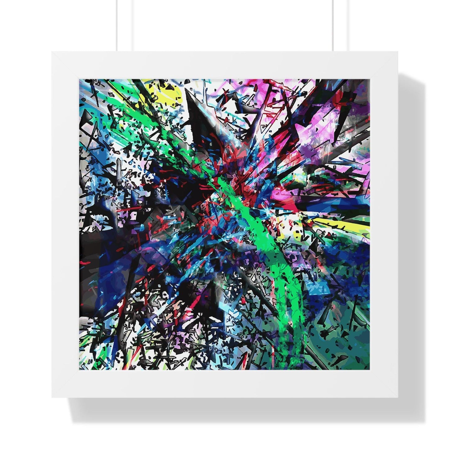 Horizontal Poster - Colorful Abstract Pop Art