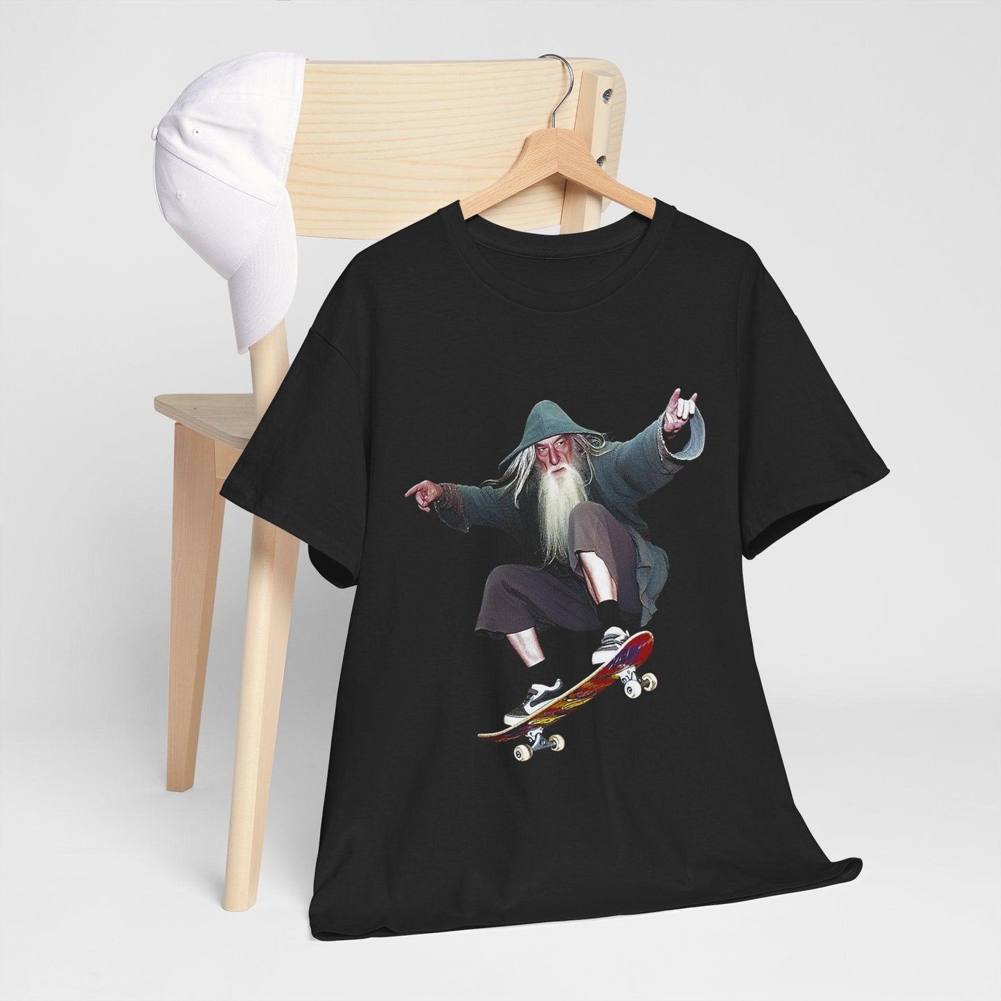 Skateboarding Gandalf Unisex Tee