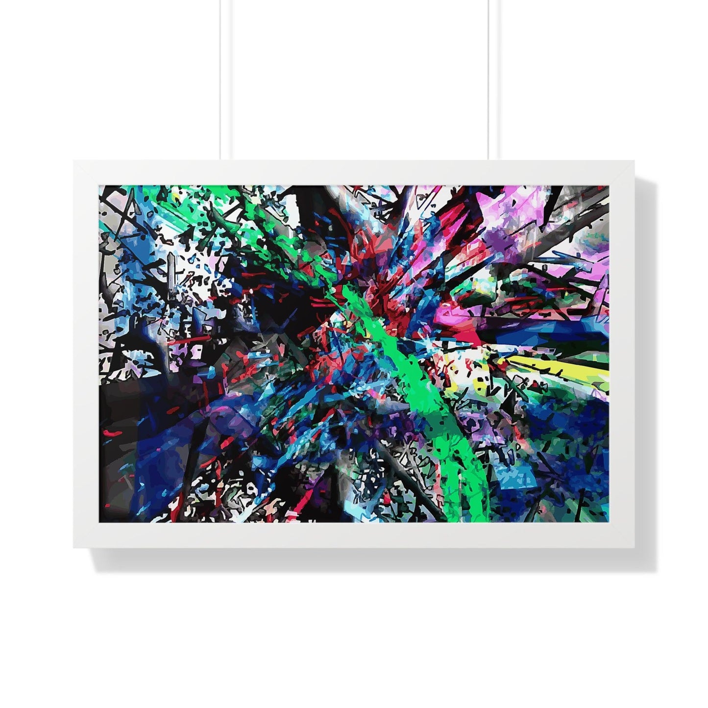 Horizontal Poster - Colorful Abstract Pop Art