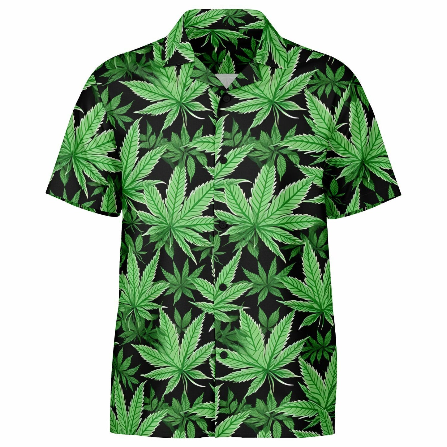 Cannabis print Hawaiian Shirt