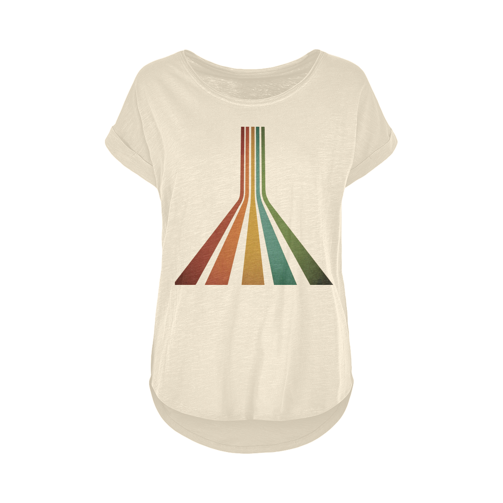 Retro 70's Line Women's Long Slub T-Shirt XS-5XL