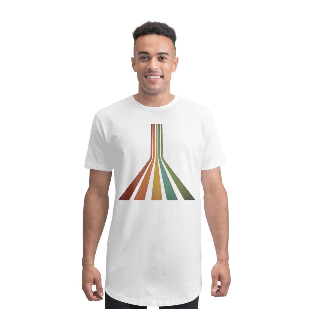 Retro 70's Line Premium Long Body T-Shirt