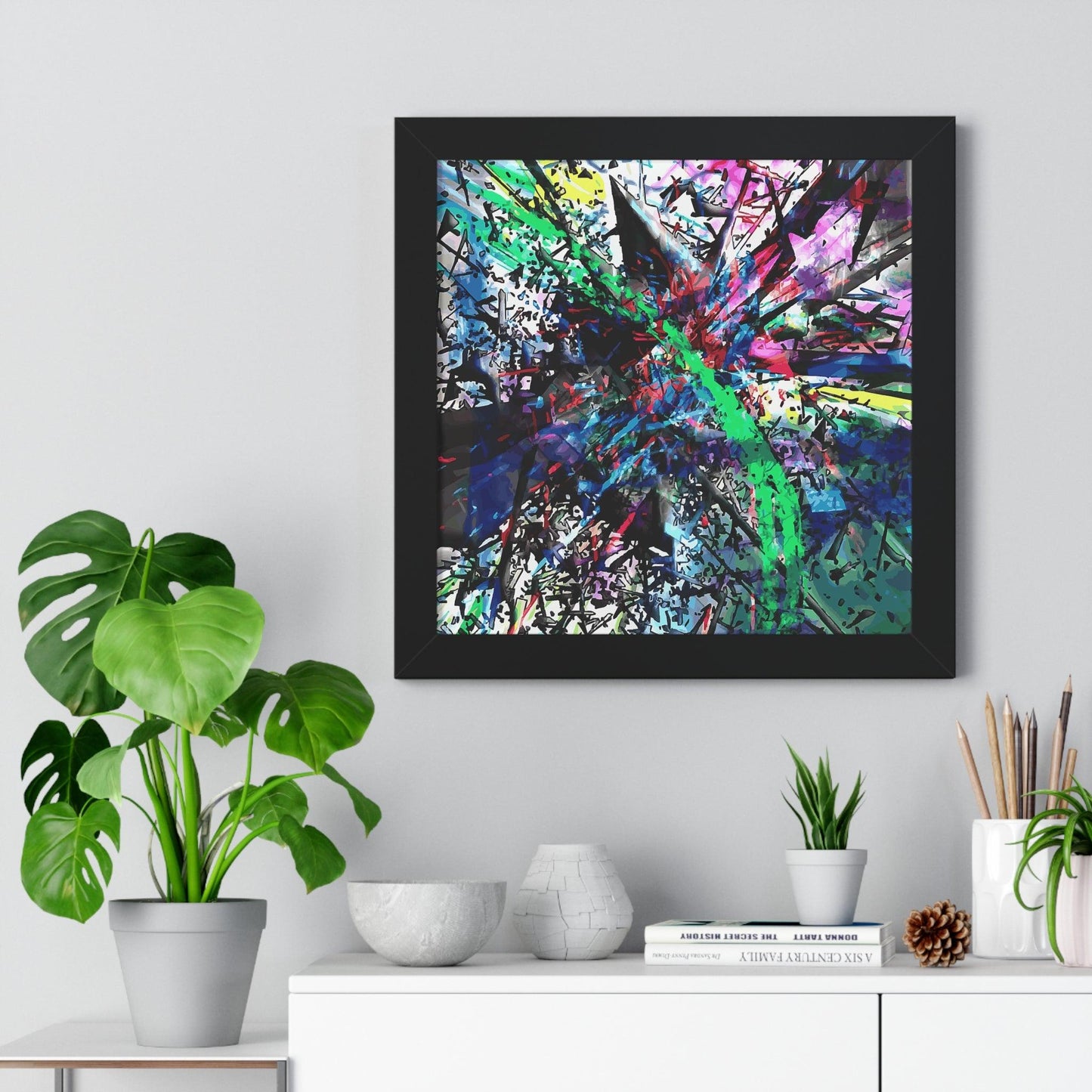 Horizontal Poster - Colorful Abstract Pop Art