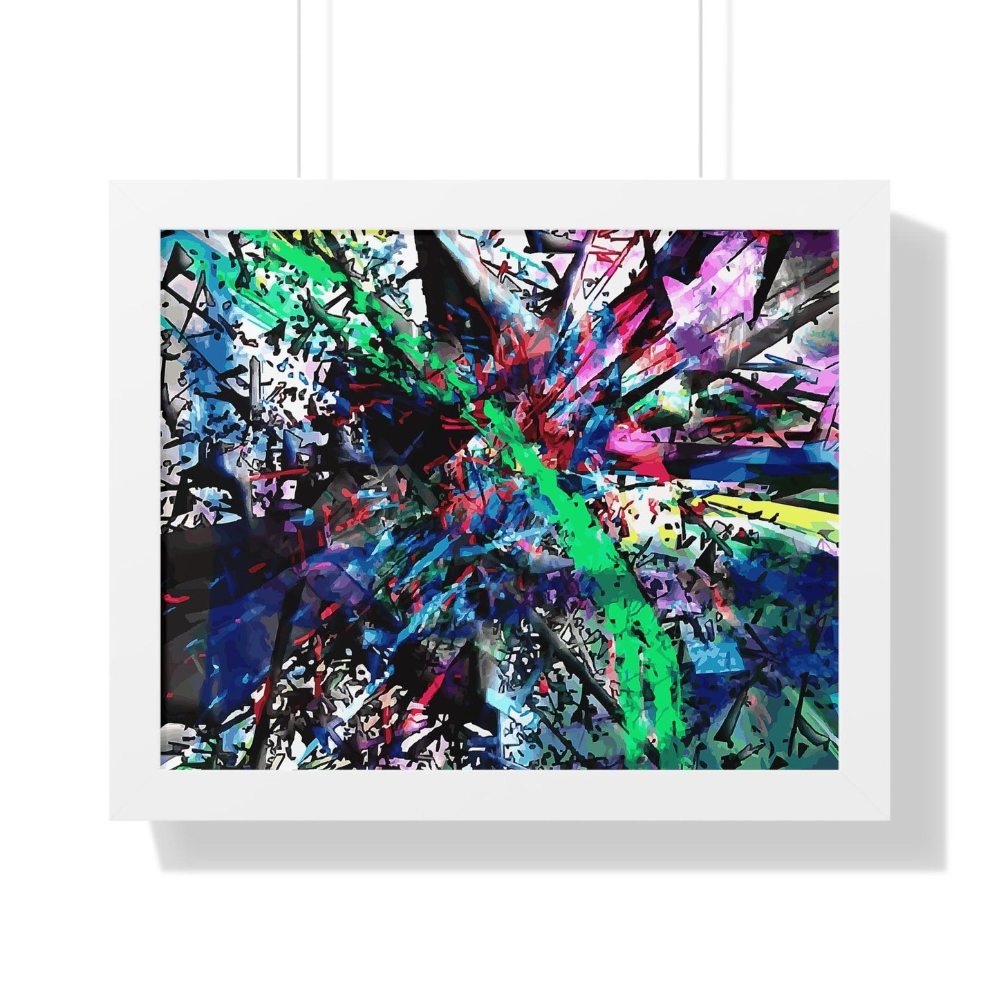 Horizontal Poster - Colorful Abstract Pop Art