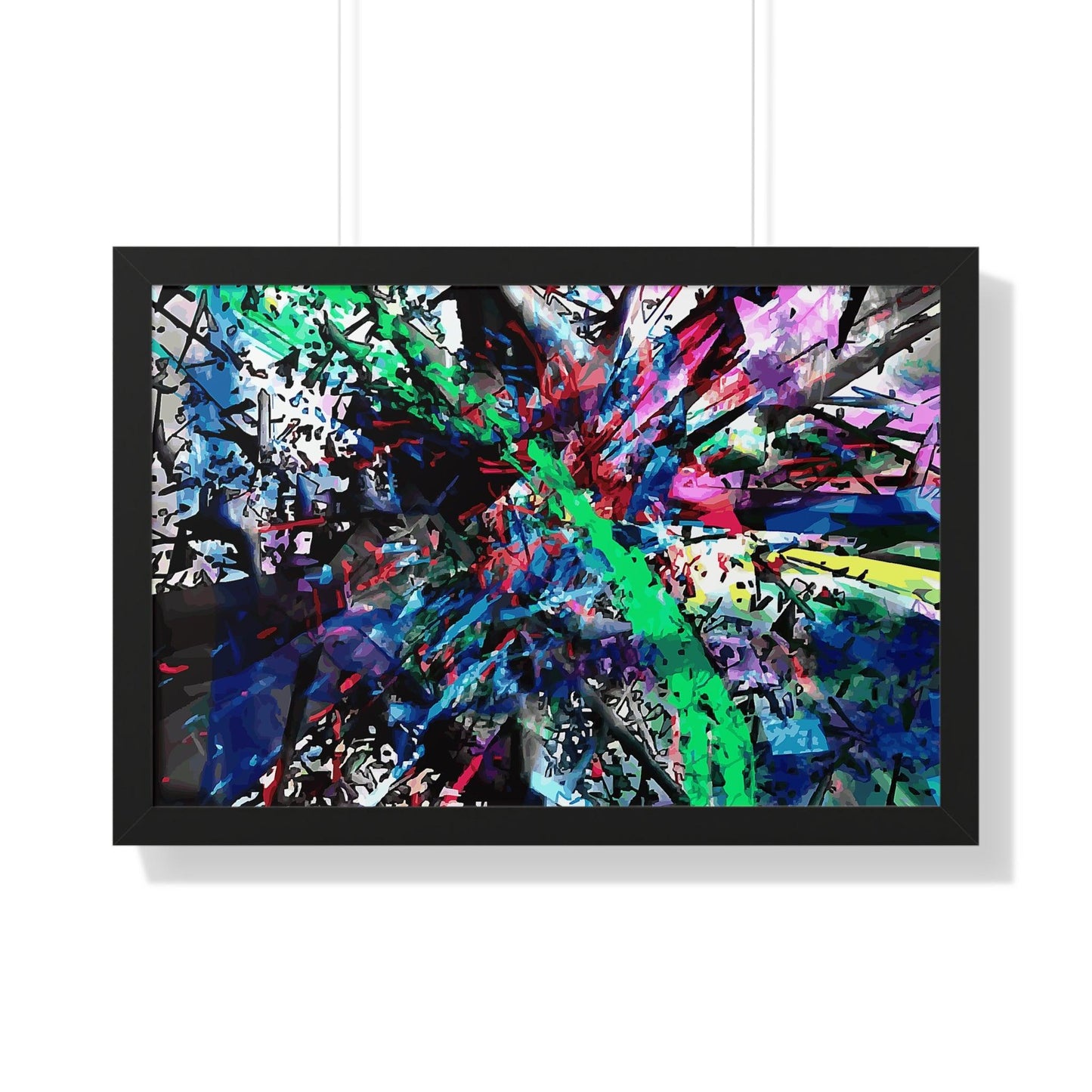 Horizontal Poster - Colorful Abstract Pop Art