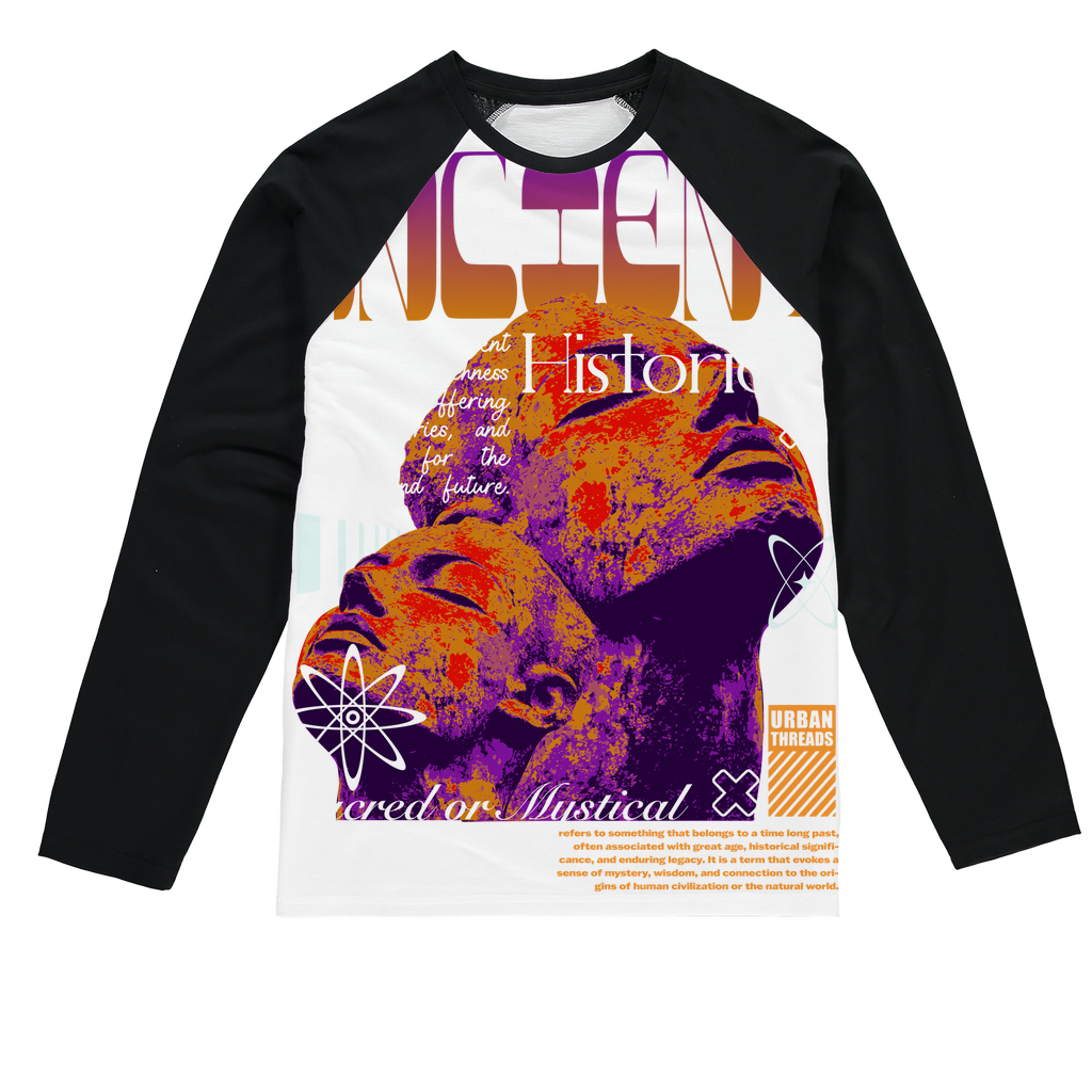 Ancient History Sublimation Baseball Long Sleeve T-Shirt