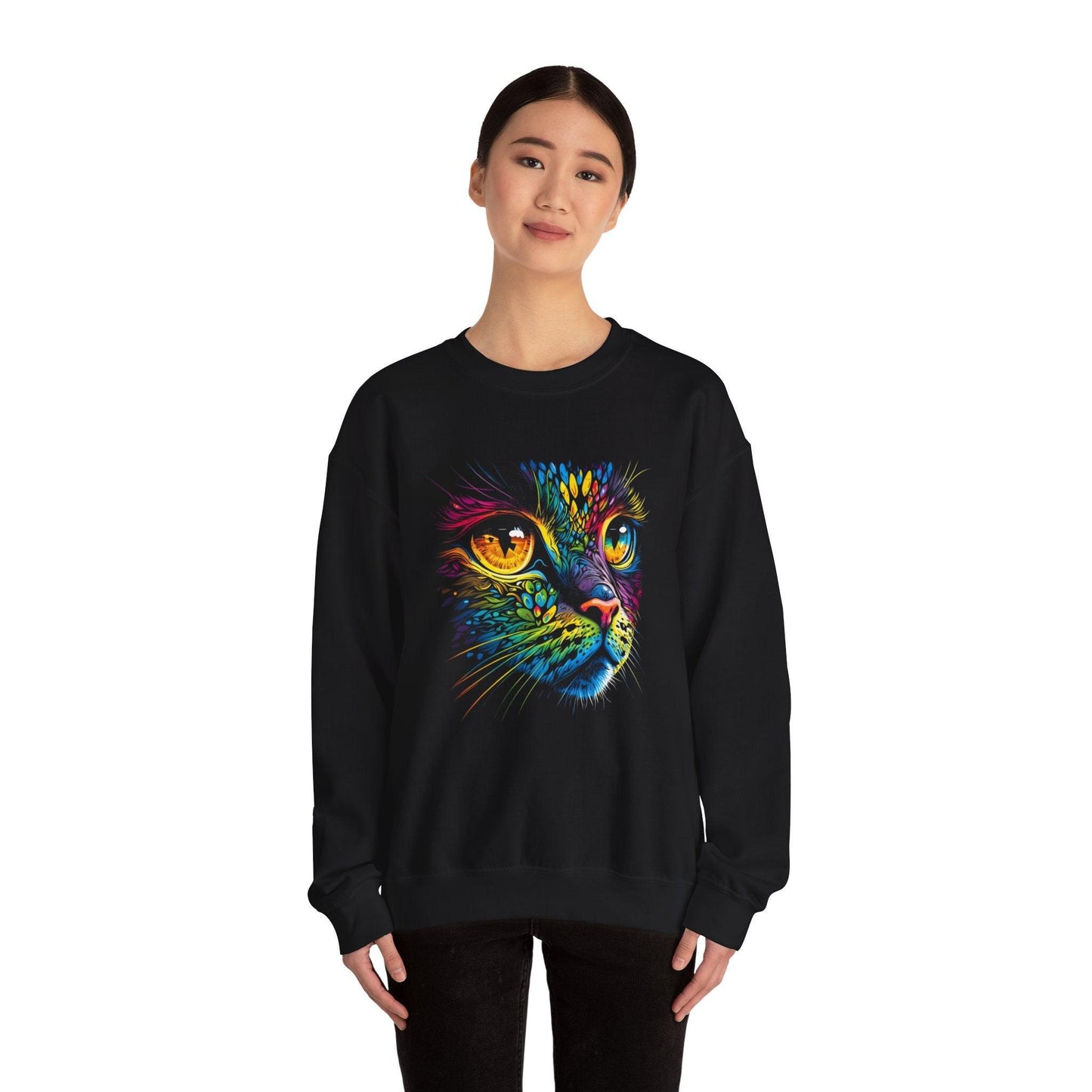 Colorful Kitty Sweatshirt