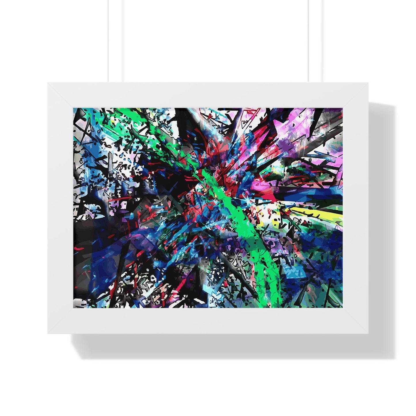 Horizontal Poster - Colorful Abstract Pop Art