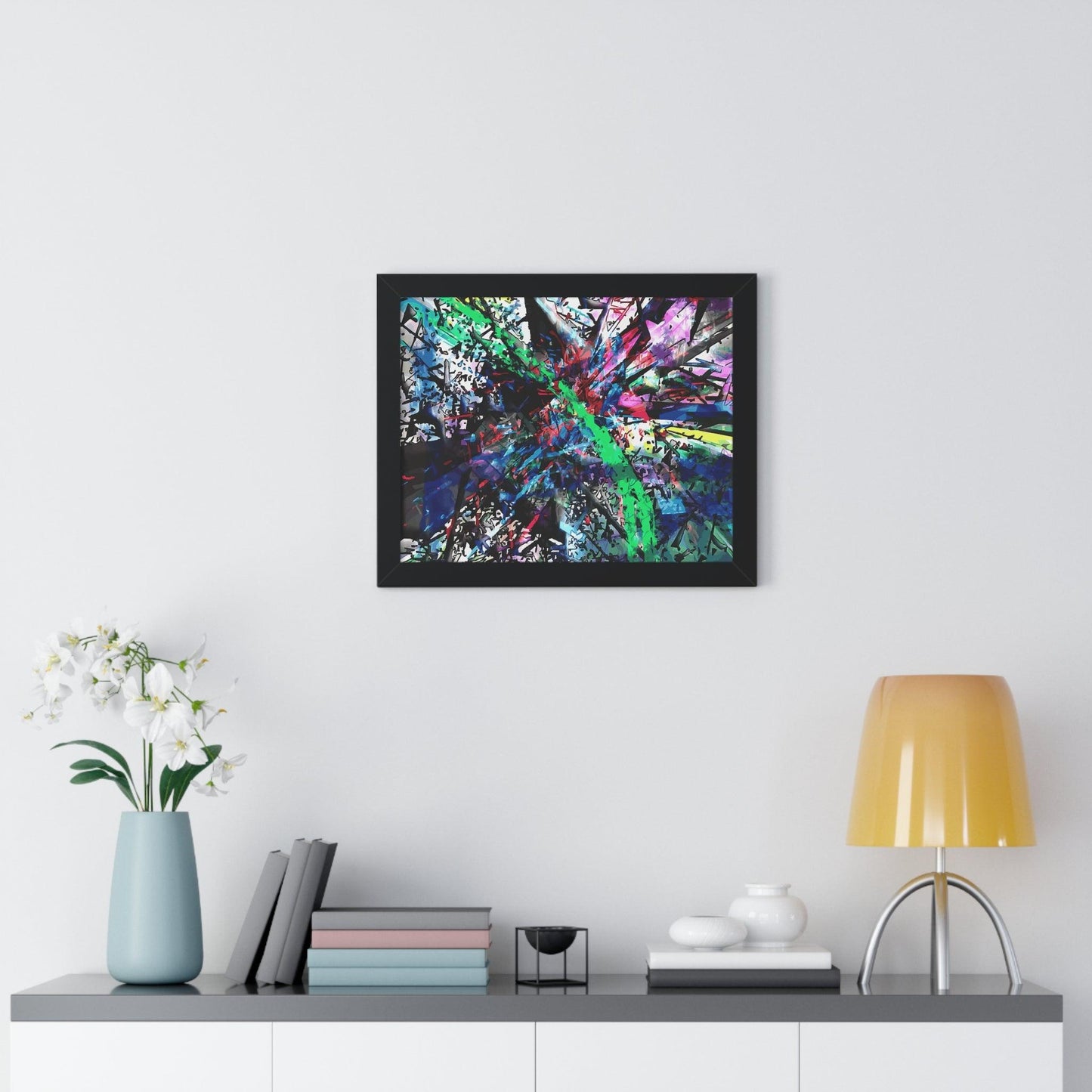 Horizontal Poster - Colorful Abstract Pop Art