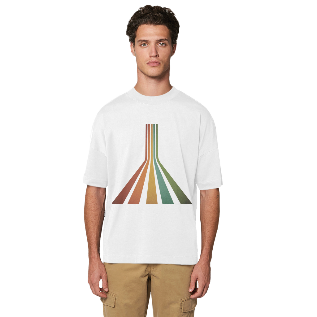 Retro 70's Line Premium Organic Oversized T-Shirt