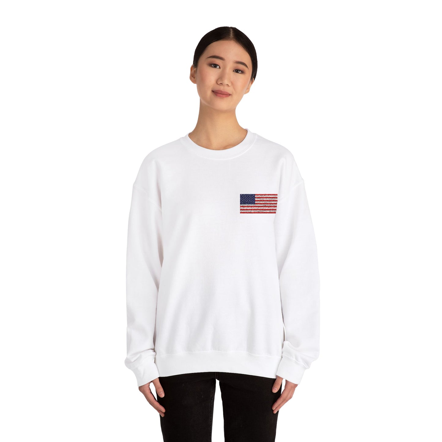 American Flag Crewneck Sweatshirt