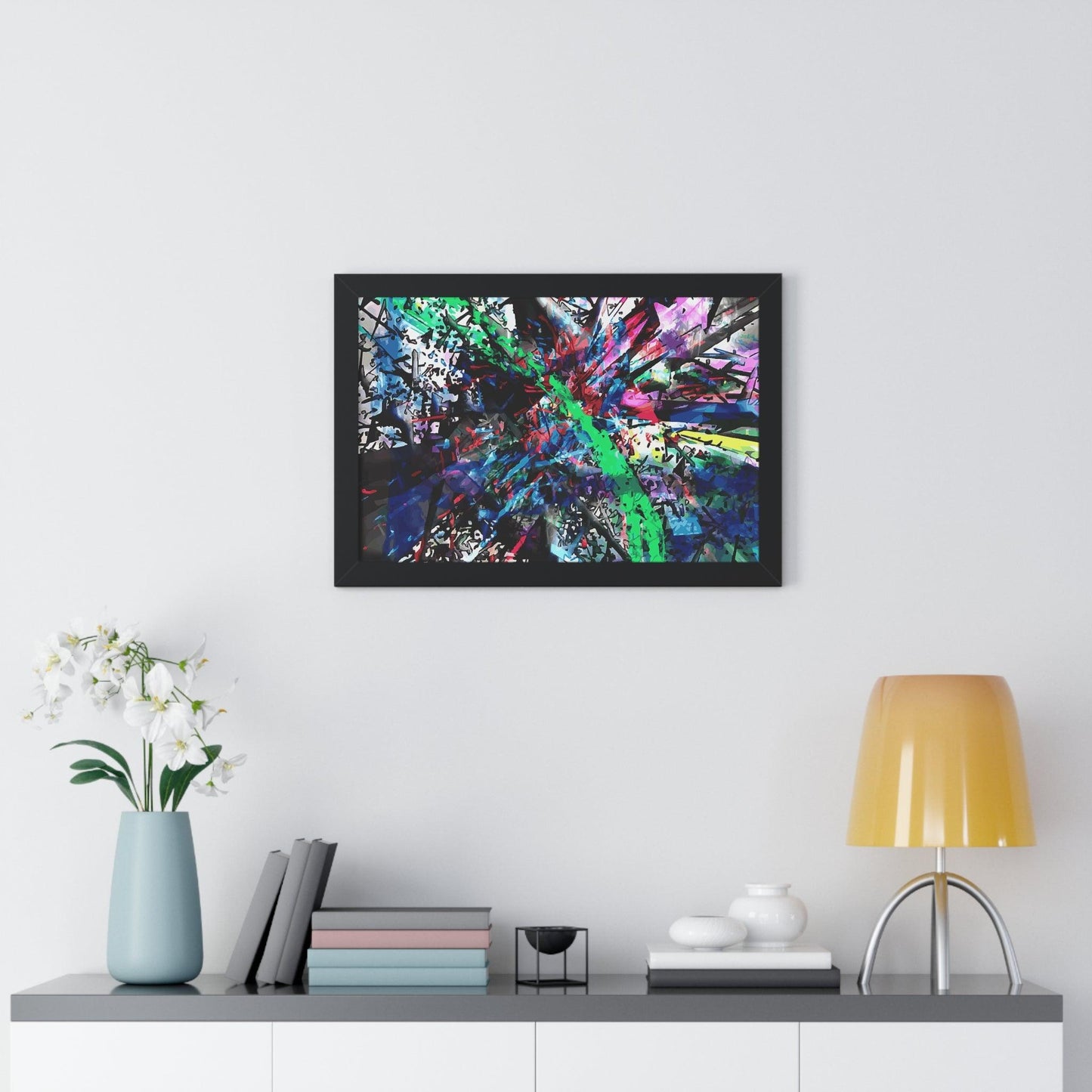 Horizontal Poster - Colorful Abstract Pop Art