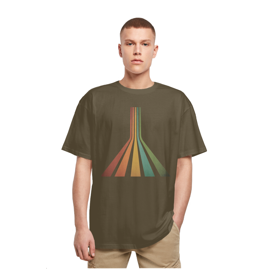 Retro 70's Line Heavy Oversized T-Shirt