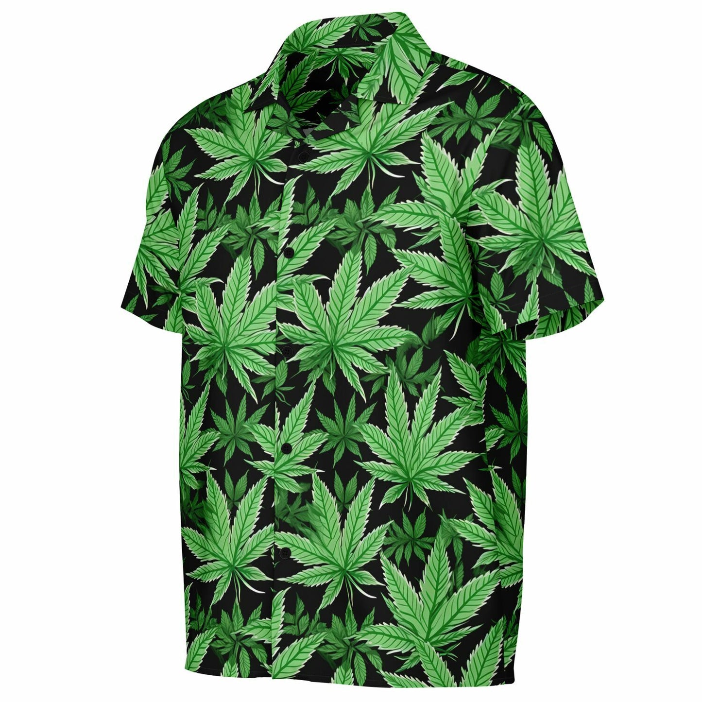 Cannabis print Hawaiian Shirt