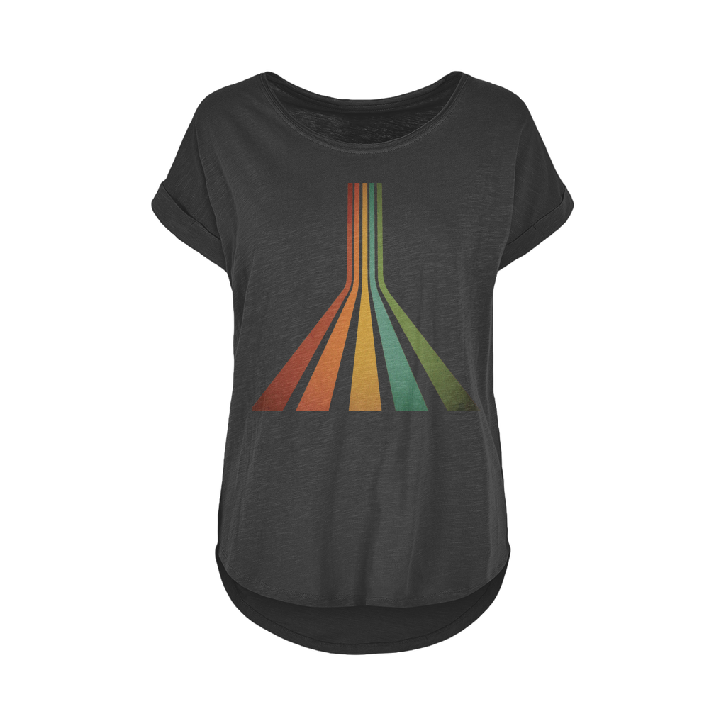 Retro 70's Line Women's Long Slub T-Shirt XS-5XL