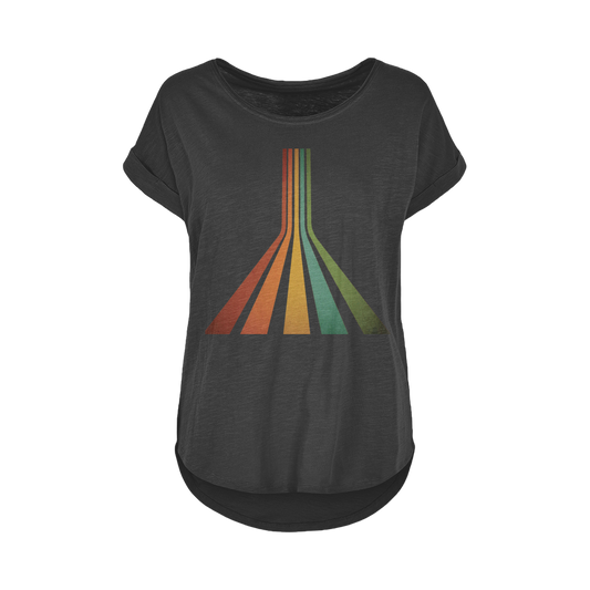 Retro 70's Line Women's Long Slub T-Shirt XS-5XL