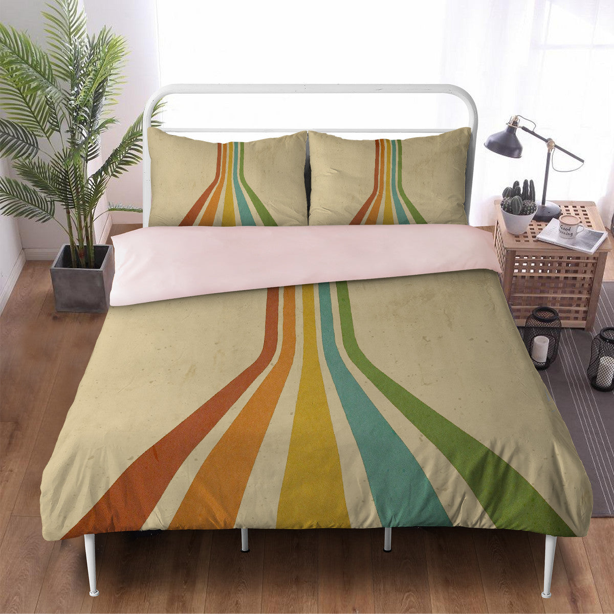 Retro 70's Lines Bedding set