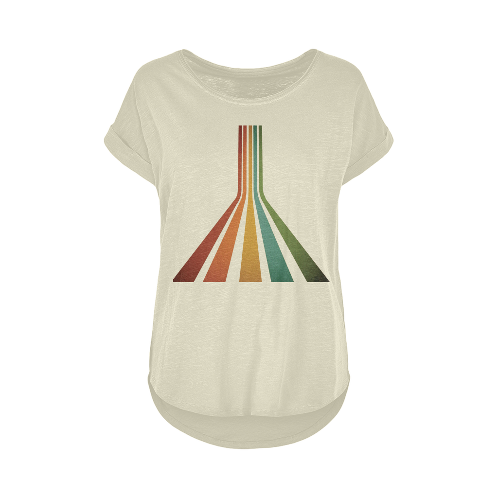 Retro 70's Line Women's Long Slub T-Shirt XS-5XL