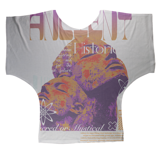 Ancient History Sublimation Batwing Top